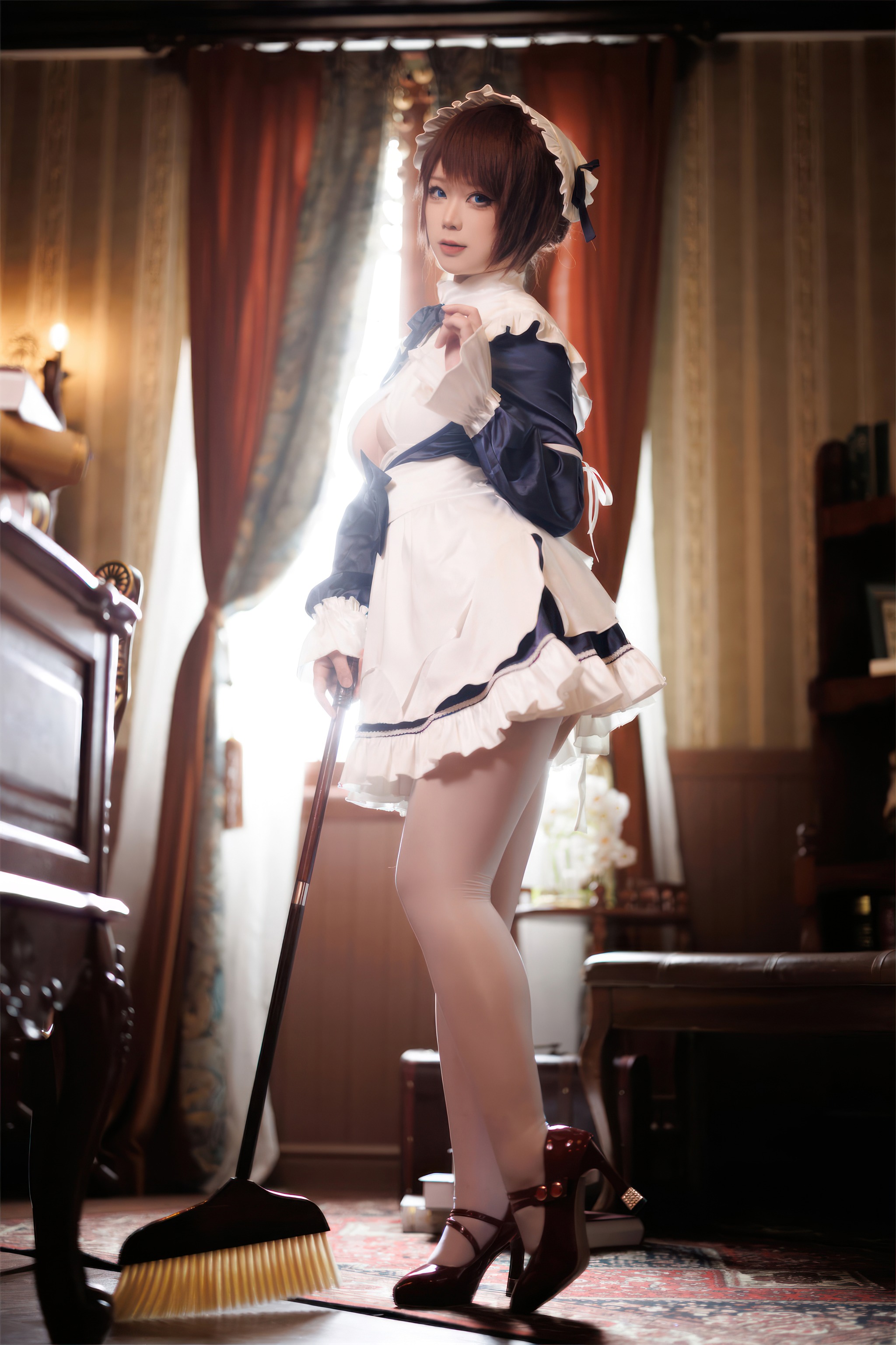 图片[1]-樱落酱w – NO.036 屑屑女仆长[28P]-XikXak